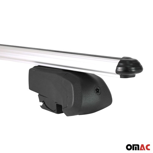 Portaequipajes con barra transversal para Ford Edge 2015-2024 gris 2 piezas - Imagen 12 de 12