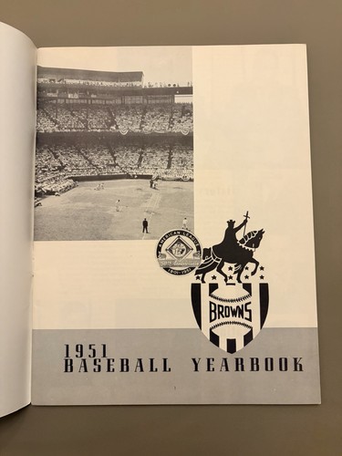 Libro de béisbol 1951 de los St Louis Browns anuario oficial - Imagen 2 de 11