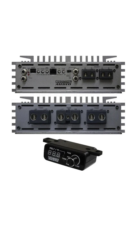 Sundown Audio - Amplificador SALT-8 Clase-D Enlazable Mono Bloque 8000W (NUEVO) Foto 3 de 4