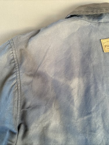 Vintage Filson Waxed Oil Cotton Field Jacket Size M Blue Read Description - Bild 12 von 20