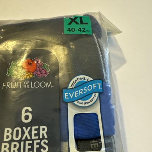 Paquete de 6 calzoncillos boxer fruit of the loom tag free cool zone talla XL 40-42 - Imagen 4 de 10