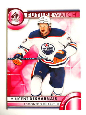 23 24 SP AUTHENTIC FUTURE WATCH ROOKIE LIMITED RED VINCENT DESHARNAIS #133