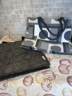 Orka Kiely Hessian Shopping Bags X2