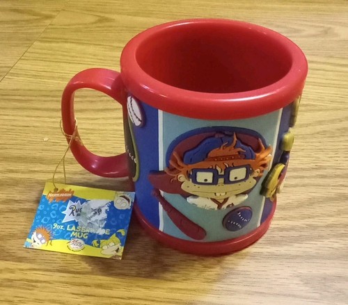 1998 Viacom Rugrats 9 Unzen Laserware 3-D Plastikbecher. Von Zak Designs.