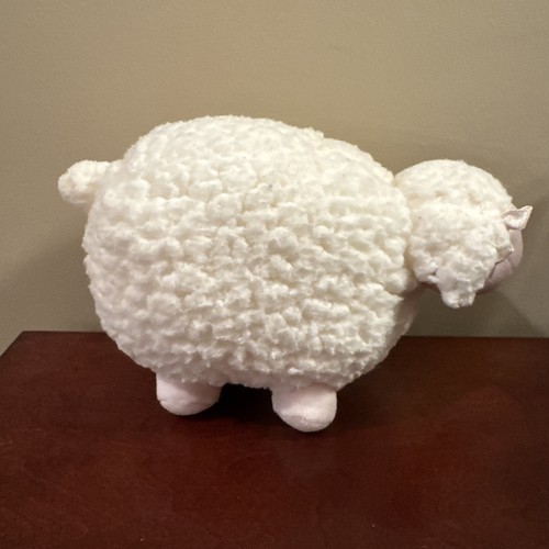 Y2K Bath & Body Works Plush Lambie Sheep Cream Pink Face & Legs 9” 2009 NO TAG - Picture 7 of 11