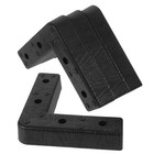  4 Pcs L-shaped Risers Furniture Lifter Bed Frame Support Legs Feet for Couch