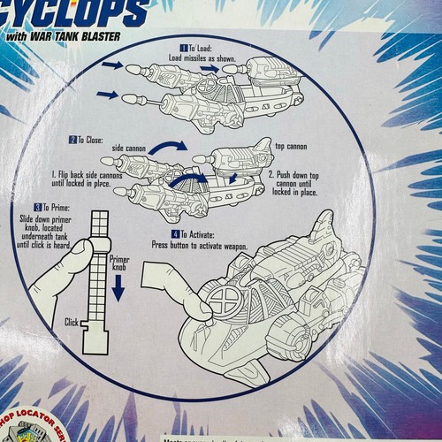 2000 Marvel X-Men Classics Cyclops Battle Blasters (2000) Toy Biz Action Figure - Picture 6 of 8
