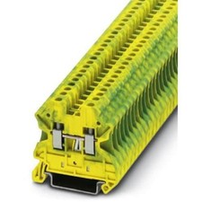 2pc PHOENIX CONTACT - IC 3044093 Ground mod term block w/black printed head