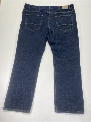 Nautica Herren Jeans 48x32 Blau Waschung Straight Leg Denim Hose - Bild 7 von 7