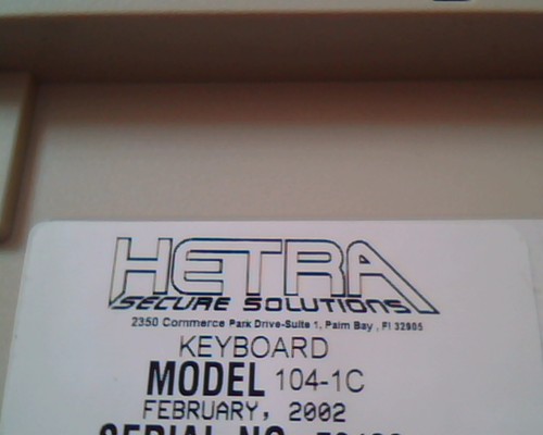 Teclado Hetra Tempest 104-1C Febrero 2002 RT2258TW - Buen Estado De Colección - Imagen 5 de 6