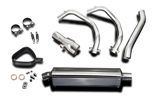 Yamaha Tracer 700 Full Exhaust 17" Stainless Steel Tri-Oval Muffler 2016 2017 - Bild 2 von 3