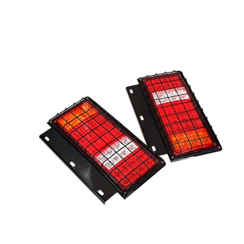 For Truck Trailers Van LED Truck Trailer Tail Lights Bar Kit 32 LED w Iron Net - Picture 9 of 15