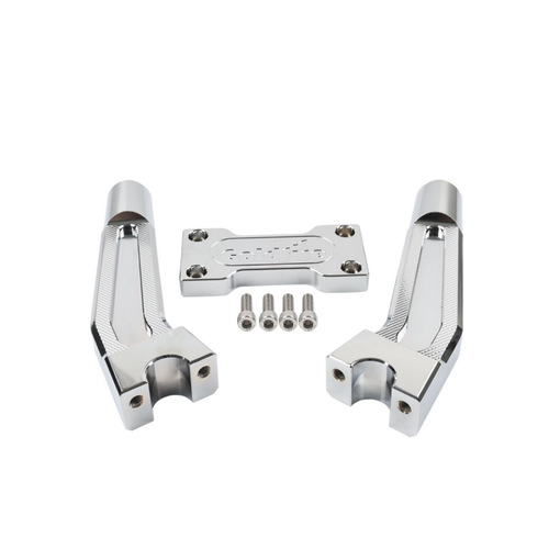 Abrazadera elevadora de manillar retroceso de 10"" de alto para manillar Harley Sportster Dyna de 1" - Imagen 8 de 10