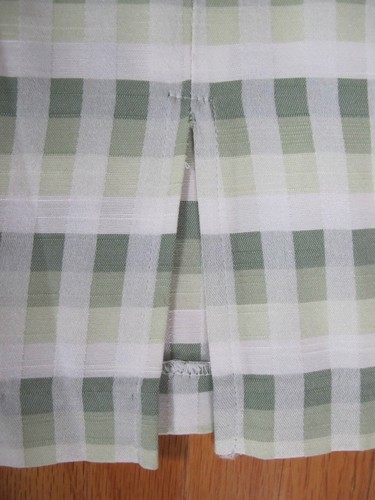 Expressions Shift Dress, Green and Silver Checker Pattern, Women's 14; Used - Picture 4 of 5