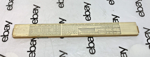 Vintage Lawrence Engineering Service Peru Indiana Slide Rule 10-B Wood USA - Picture 7 of 9