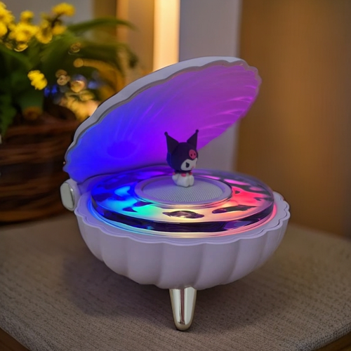 Mini haut-parleur Bluetooth Cartoon My Melody Kuromi Cinnamoroll ambiance veilleuse - Photo 16 sur 26
