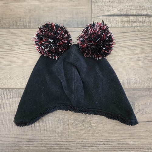 Gap Kids & Disney Mickey Mouse Pom Ears Beanie Youth Fleece Winter Hat One Size - Picture 3 of 4