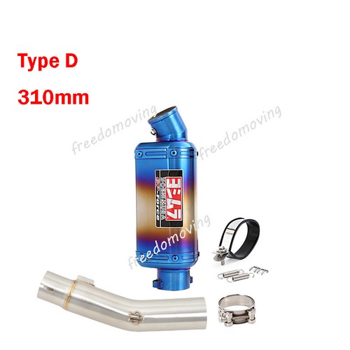 For Kove 400x 500x EUR05 2019-2024 510X Exhaust System Mid Link Pipe Muffler Tip - Picture 8 of 16