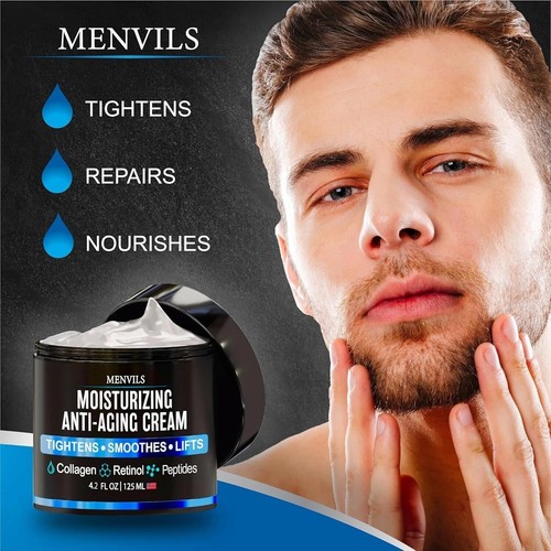 Mens Face Moisturizer Cream - anti Aging & Wrinkle for Men - Face Moisturizer fo - Picture 10 of 14