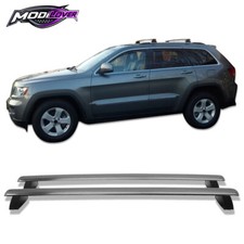 Fits 11-22 Grand Cherokee OE Style Roof Rack Rail Cross Bar W/Key Lock Aluminum