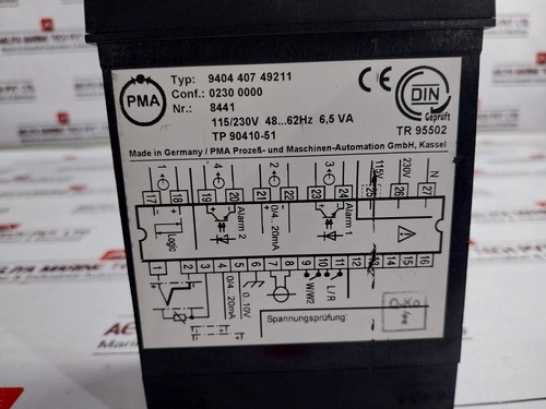 Controlador De Temperatura PMA 9404 407 49211 115/230V - Picture 6 of 6