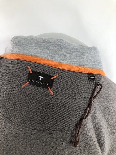 LEFT COAST TEE - Mens XXL - Full Zip Hoodie Sweatshirt Jacket - MINT - Picture 6 of 7