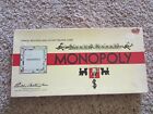 Vintage Monopoly Board Game by Parker Brothers Classic Appears Complete!