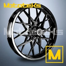 21X3.5 RAZOR MAG WHEEL BLACK FOR HARLEY TOURING MODELS FRONT RIM PRODIGY STYLE