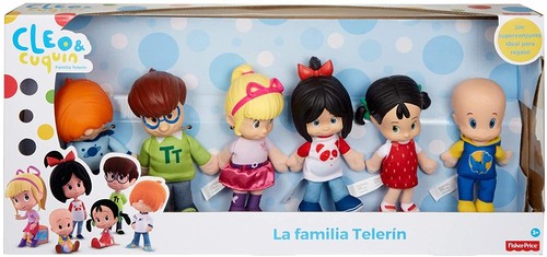 Cleo & Cuquin Pack de hermanos, hombres de la Familia Telerín (Mattel FNJ33) - E - Imagen 2 de 2