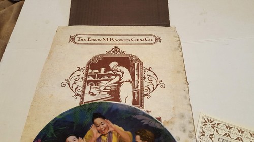 KNOWLES HAPPY TALK SOUTH PACIFIC LTD EDITION 1987 PLATE COA MINT NEW NIB - Picture 4 of 7