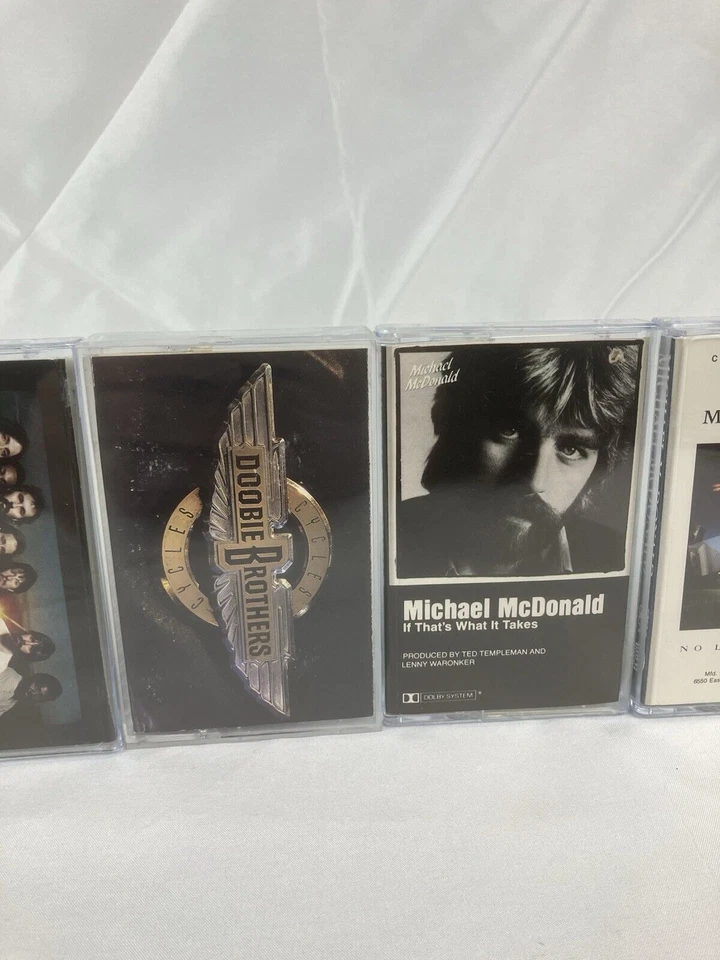 DOOBIE BROTHERS Cassette Tape Lot x6 MICHAEL McDONALD Best Of Step Closer Cycles Foto 3 de 4
