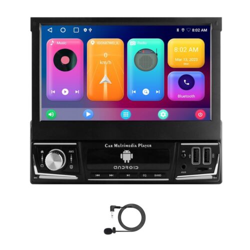 Android 11.0 Car Stereo Radio Single 1Din 10.1" GPS Navi WiFi FM Touch Screen - Picture 3 of 23