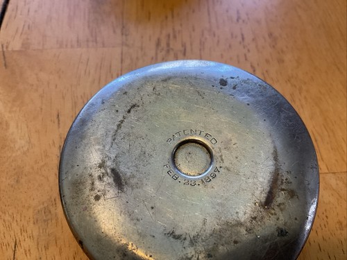 Copa plegable vintage para ciclista de metal 1897 - Imagen 4 de 6