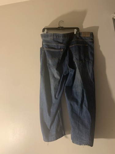 Vtg Faded Glory Jeans 42x34 Wide Leg Carpenter Blue Baggy Y2K Grunge Street - Picture 6 of 7