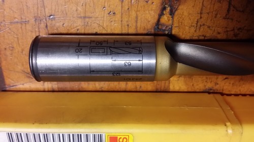 15MM SANDVIK coolant DELTA brazed carbide drill R411.5-15034 DC15.00 P20  - Picture 2 of 2