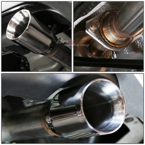 FOR 16-18 COROLLA IM E180 1.8 3"ROUND TIP STAINLESS PERFORMANCE CATBACK EXHAUST - Picture 8 of 11