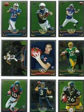 2013 Topps Chrome Football Base and Refractor Set 1-220 Plus More (570 Cards)