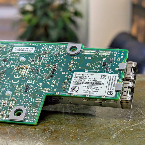 Dell Mellanox ConnectX-4 Lx CX4421A 2-Port 25GbE SFP28 Daughter Card T3CYH - Picture 2 of 2