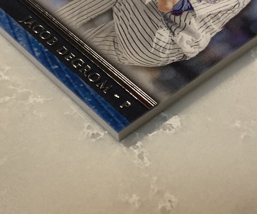 2017 Topps Tribute Jacob Degrom Auto 151/199 Blue - Picture 6 of 8