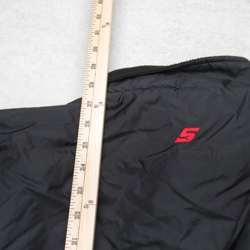 Snap On Jacket Mens XL Black Rain Fleece Lined Side Zip Oversized 1/2 Zip Racing - Picture 11 of 14