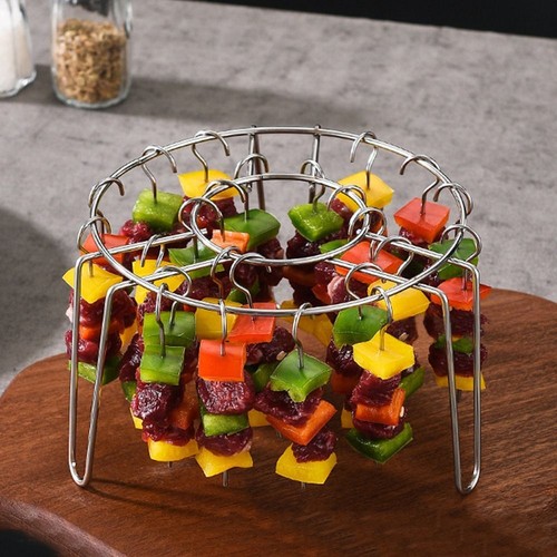 Stainless Steel Skewer Holder for Air Fryer Accessory