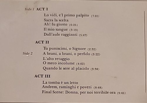 Italiana Opera, Highlights from Verdi's Luisa Miller RCA Red Seal LSC-3037 - Picture 5 of 23