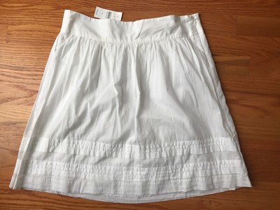 Big Discount Ann Taylor Loft Womens NWT White Skirt Size 4 Big Discount Ann Taylor Loft Womens NWT White Skirt Size 4