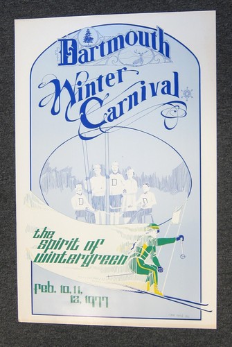 Lot of 19 DARTMOUTH WINTER CARNIVAL Posters 1971-2001 NOS Excellent Condition! - Picture 5 of 20