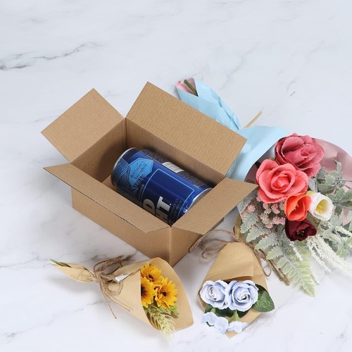 Compact 6x4x3 Inch Packaging Boxes - Lightweight 40 Pack for Shipping - Picture 7 of 10