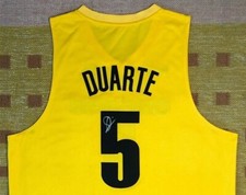 Chris Duarte Signed Autograph Oregon Ducks NCAA Jersey NBA Pacers 