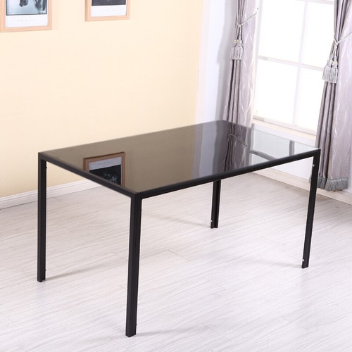 Dining Table And Chairs 4 6 Seater With Glass Room Leather Kitchen Furniture Set - Picture 3 of 14