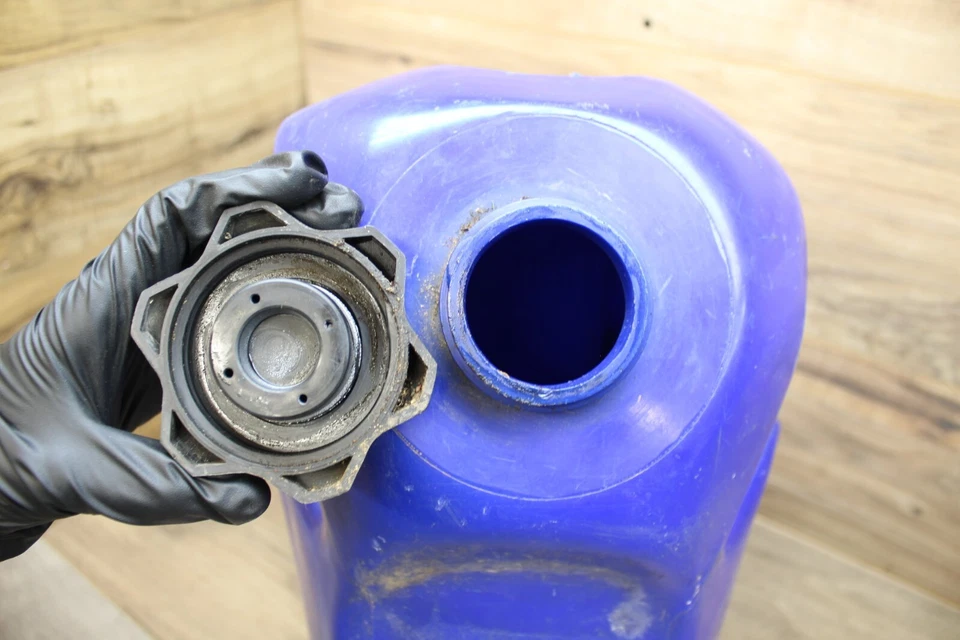 Yamaha WR450F WR450 2006 06 OEM tanque de gasolina azul pila de combustible depósito de gasolina Foto 3 de 4