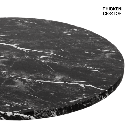 Round[360-DEGREE SWIVEL]Counter Pub Bar Table Adjustable Height Wooden Tabletop - Picture 36 of 36