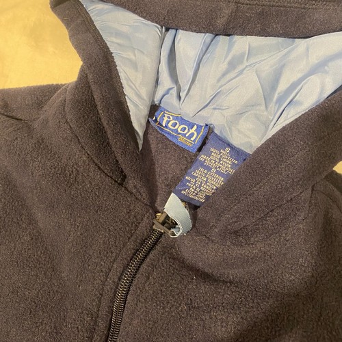 Disney Winnie the Pooh Disneyland Quarter Zip Navy Blue Stitched Hoodie Jacket S - Bild 2 von 5